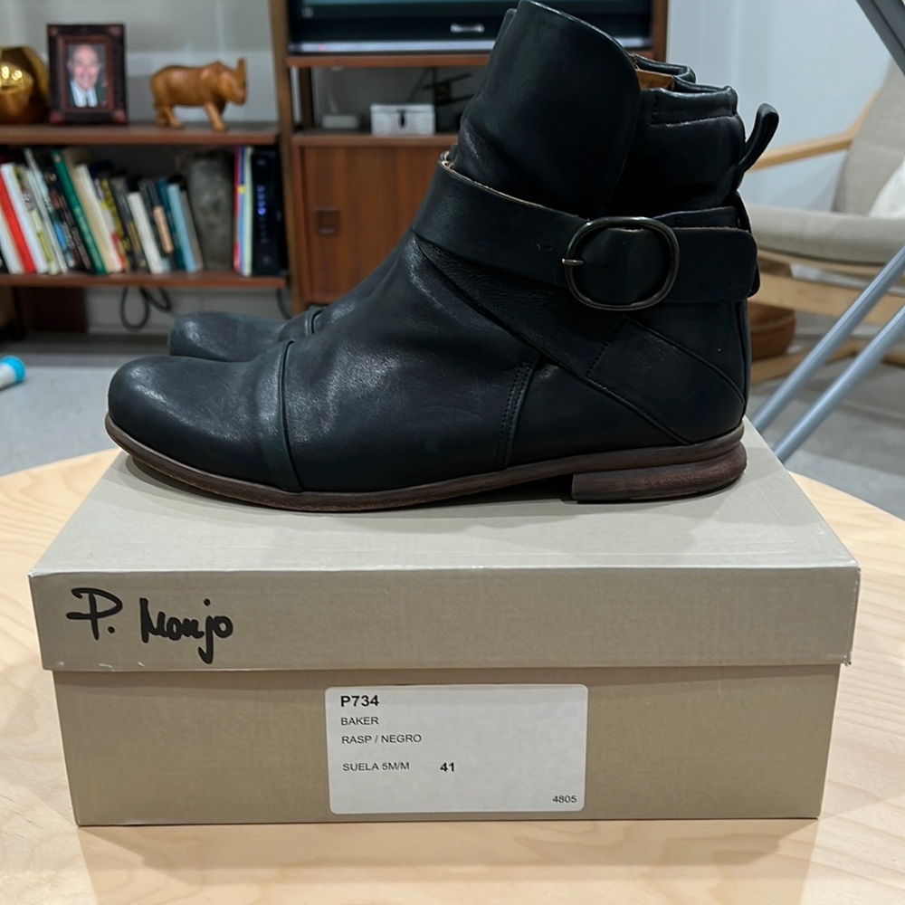 Buttery leather ankle boots